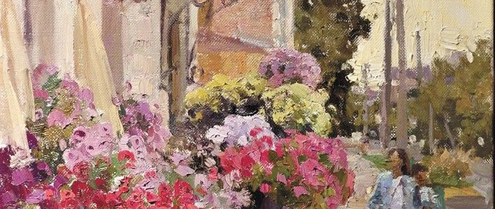 В выставочном зале Вятского художественного музея представлены лучшие работы с Васнецовских пленэров 